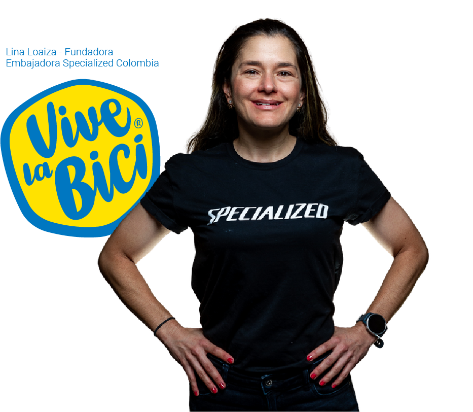 Lina Loaiza fundadora Vive la Bici